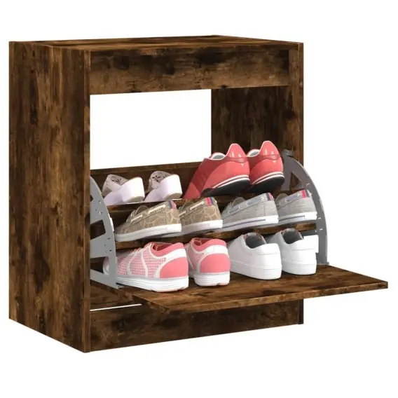 Wyprzedaż Szafka na buty, przydymiony dąb, 60x42x69 cm Lumarko! - Hurtownia wielobranżowa Lumarko